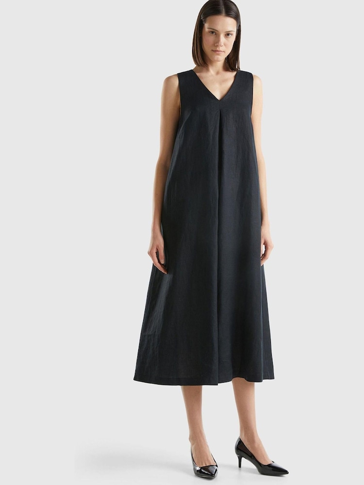 Benetton 100% Linen Maxi Dress - Image 1 of 1