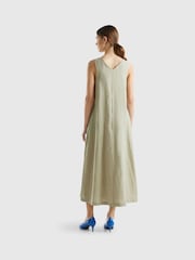 Benetton 100% Linen Maxi Dress - Image 2 of 3