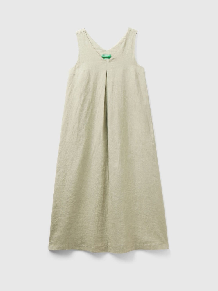 Benetton 100% Linen Maxi Dress - Image 3 of 3