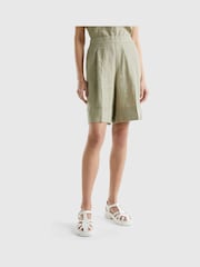 Benetton Linen Short - Image 3 of 4
