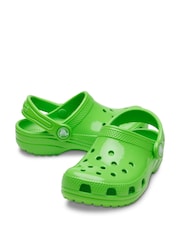 Crocs Green Classic High Shine Kids Clogs - Image 7 of 7