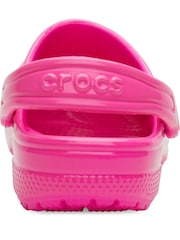 Crocs Pink Classic High Shine Kids Clogs - Image 3 of 7