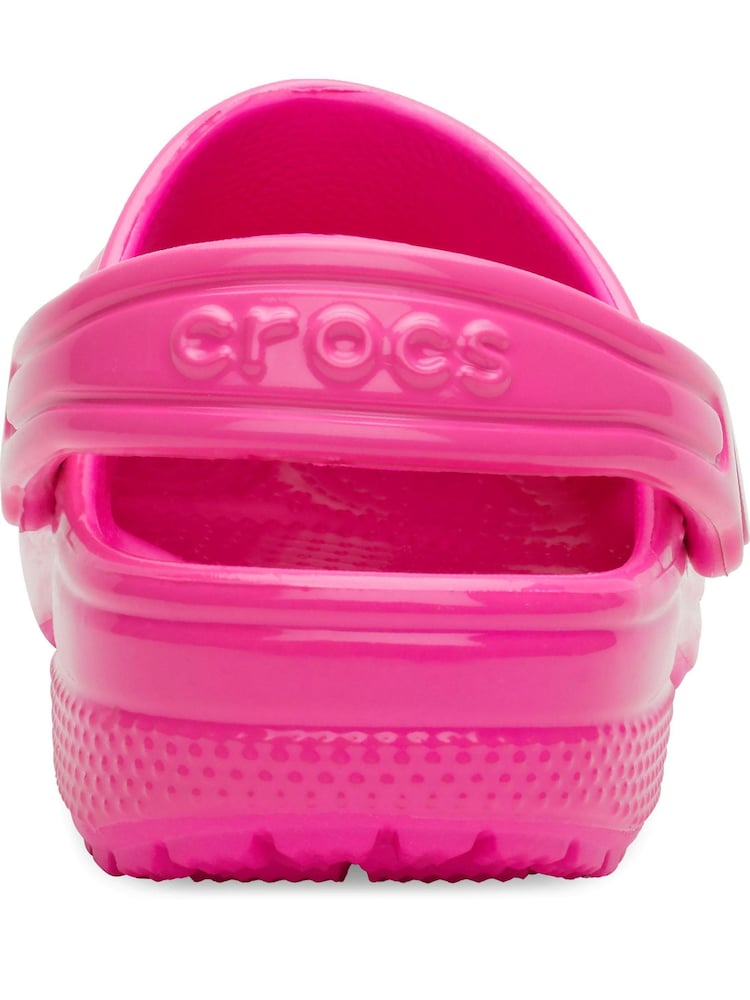 Buy Crocs Pink Classic High Shine Kids Clogs from the Next UK