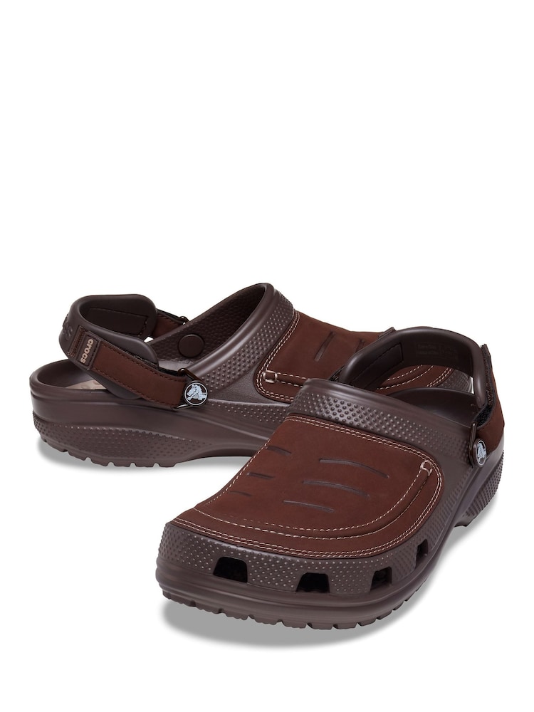 Crocs Brown Yukon Vista Clogs - Image 4 of 5