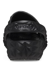 Crocs Black Geometric Kids Clogs - Image 2 of 5