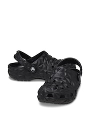Crocs Black Geometric Kids Clogs - Image 3 of 5