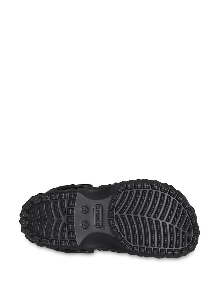 Crocs Black Geometric Kids Clogs - Image 4 of 5
