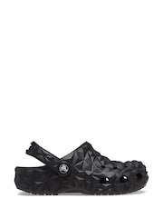 Crocs Black Geometric Kids Clogs - Image 5 of 5