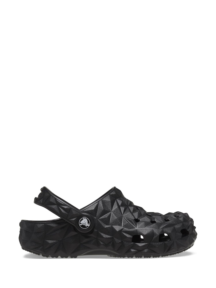 Crocs Black Geometric Kids Clogs - Image 5 of 5