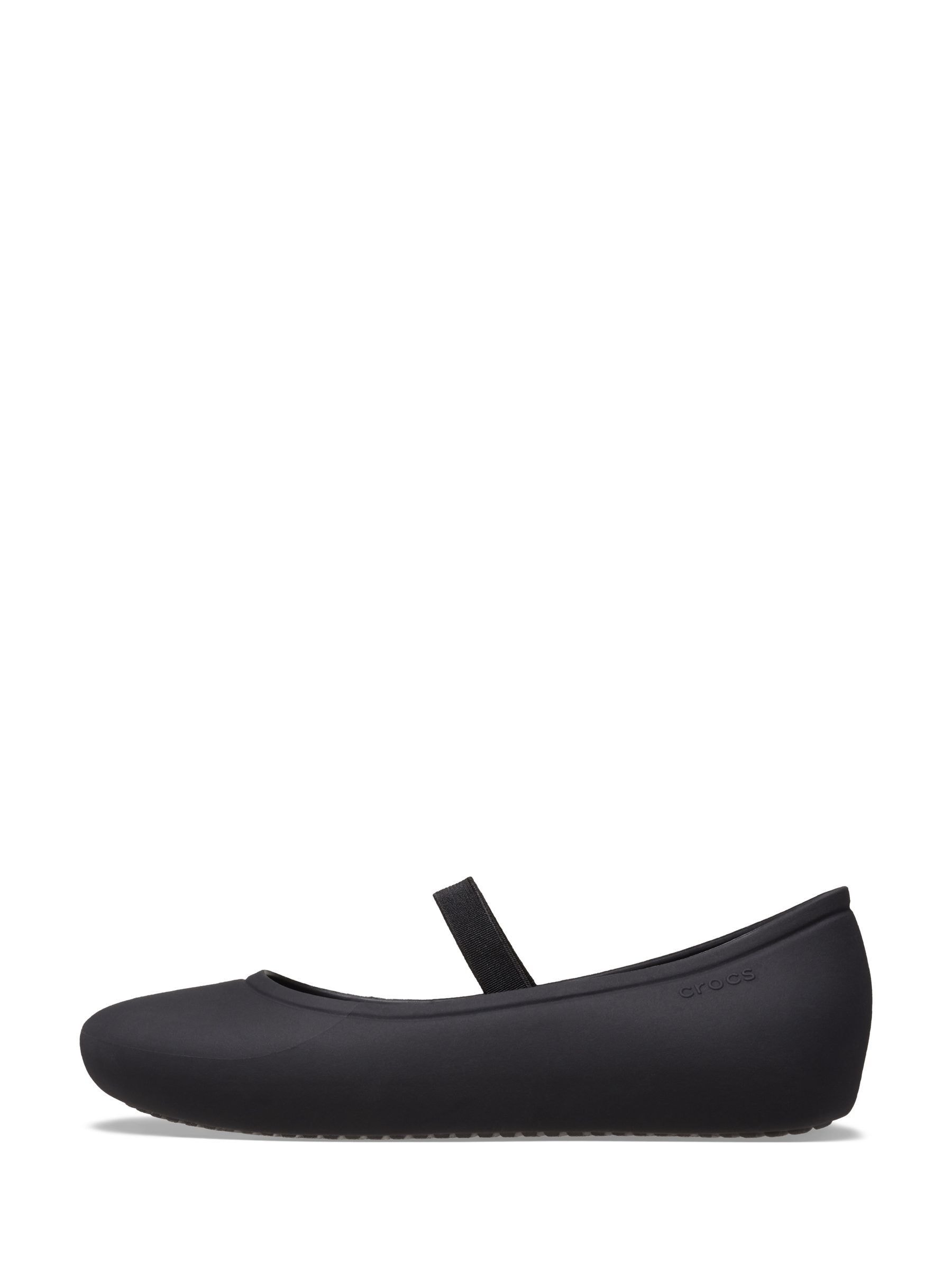 Crocs black ballet flats discount