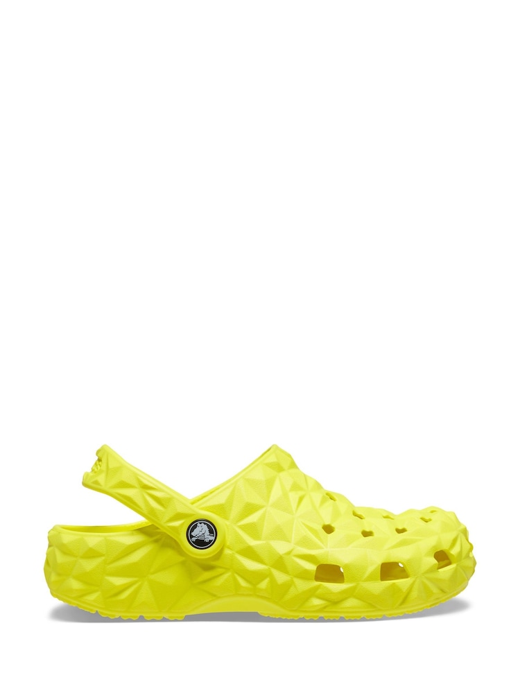 Crocs Yellow Geometric Kids Clogs - Image 2 of 8