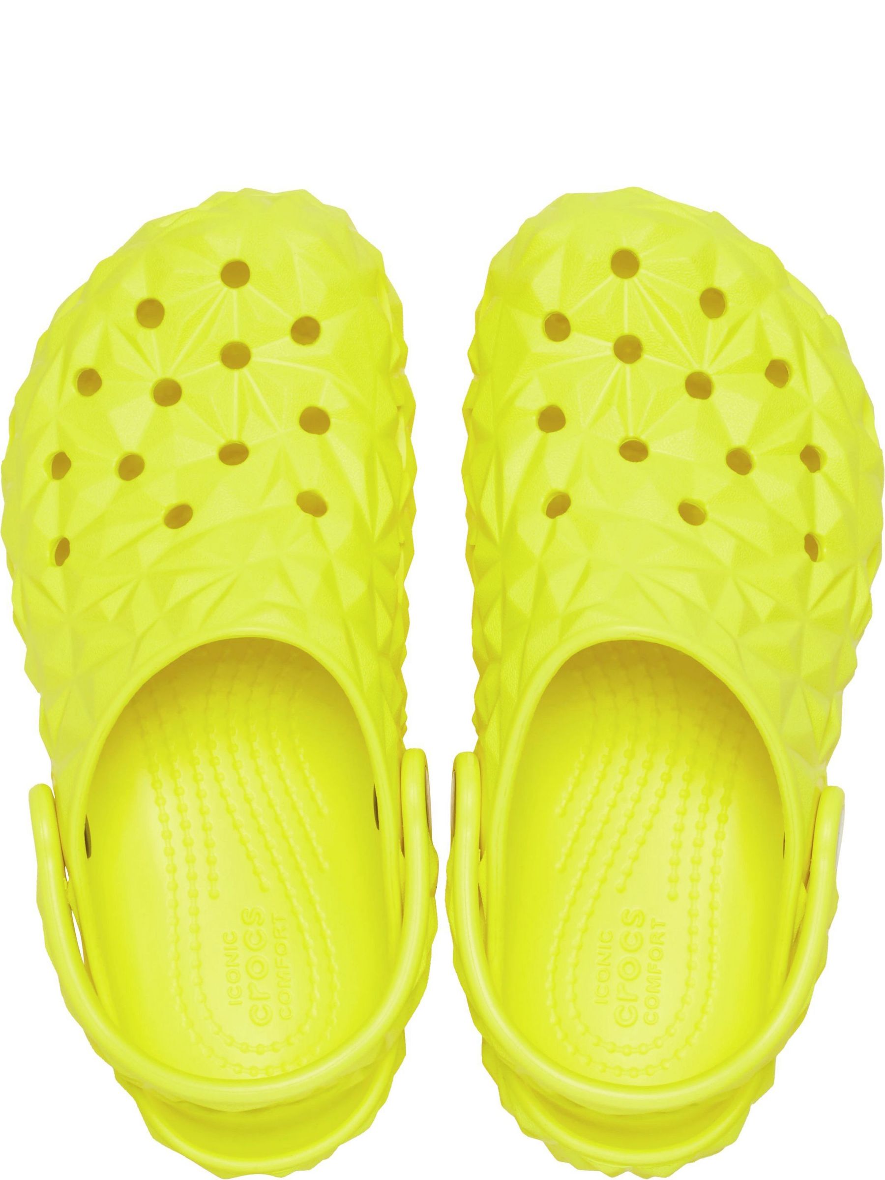 Neon yellow crocs clearance