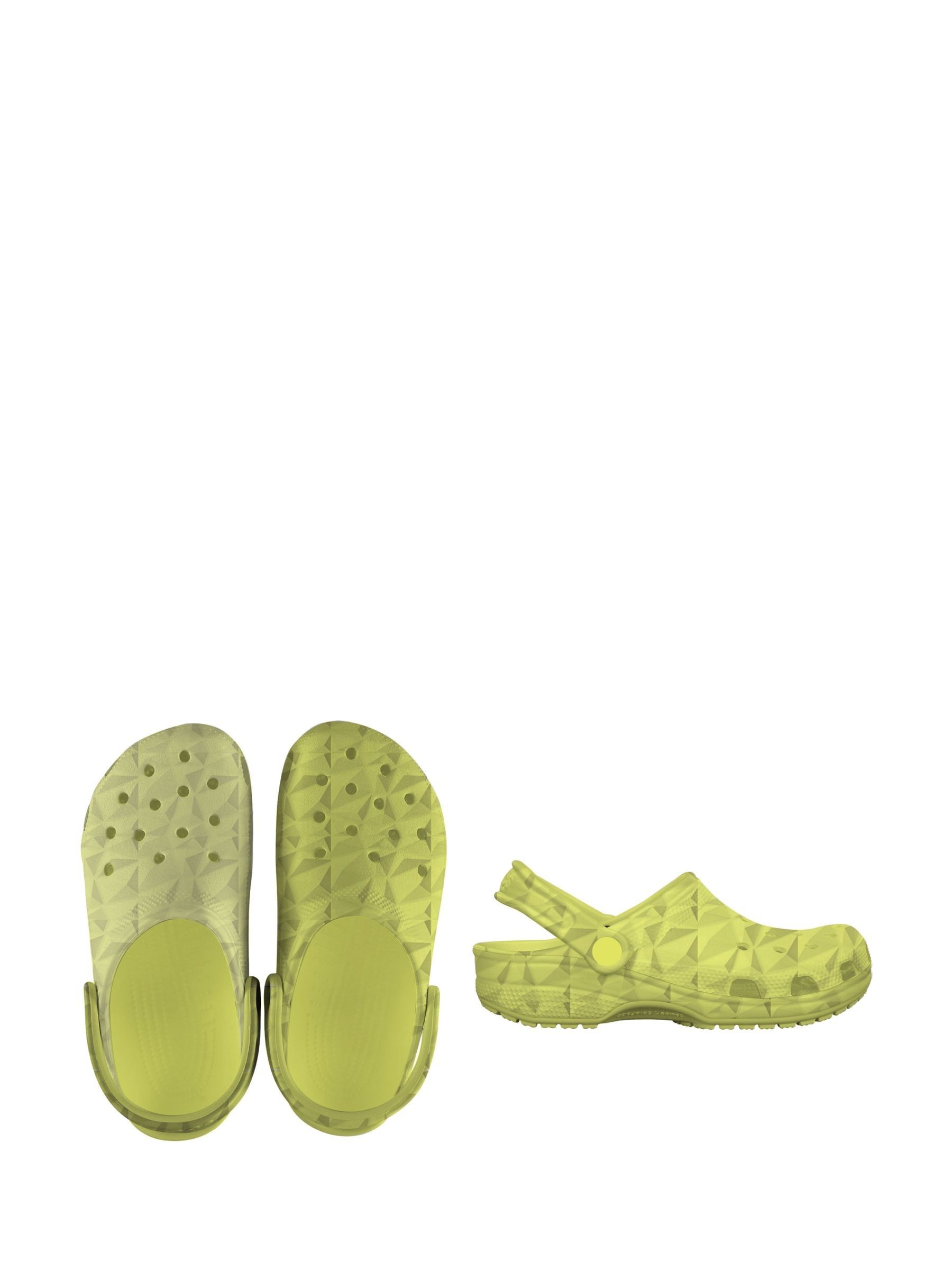 Kaufe Sie Gelb Crocs Kinder Clogs mit Geodesign bei Next Deutschland