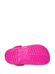 Crocs Pink Toddler Classic Shine Clogs - Image 5 of 7