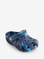 Crocs Blue Toddler Marbled Clogs - Image 2 of 4