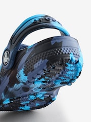 Crocs Blue Toddler Marbled Clogs - Image 3 of 4
