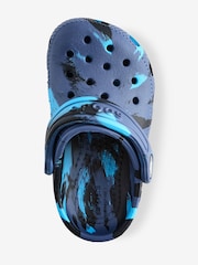 Crocs Blue Toddler Marbled Clogs - Image 4 of 4