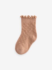 Neutrale Farbe - Baby-Rüschen-Topsocken, 7er-Pack (0 Monate-2 Jahre) - Bild 3 von 8
