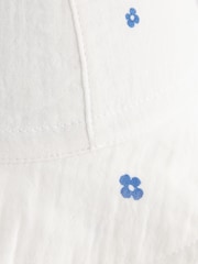 Blue Ditsy Floral Baby Wide Brim Bucket Hat (0mths-2yrs) - Image 2 of 4
