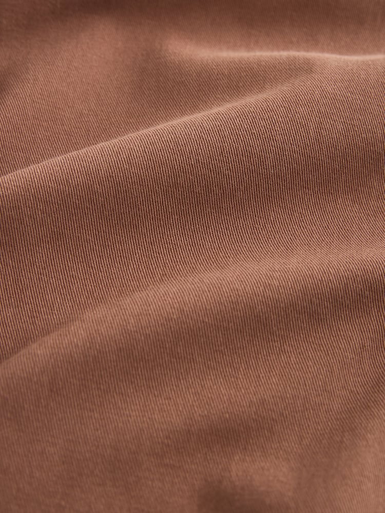 Brown Twill Single Pocket Shacket Overshirt - Image 8 of 8