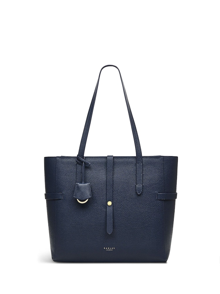 Radley London Large Blue Abingdon Road Zip Top Shoulder Bag - Image 1 of 5