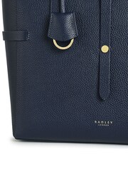 Radley London Large Blue Abingdon Road Zip Top Shoulder Bag - Image 3 of 5