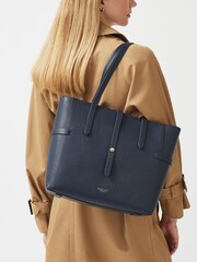 Radley London Large Blue Abingdon Road Zip Top Shoulder Bag - Image 5 of 5
