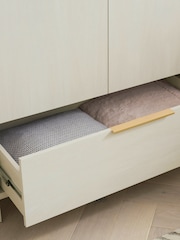 Light Natural Mia Oak Effect Double, 1 Drawer Wardrobe - Image 4 of 7