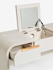 Light Natural Mia Oak Effect Console Dressing Table - Image 10 of 10