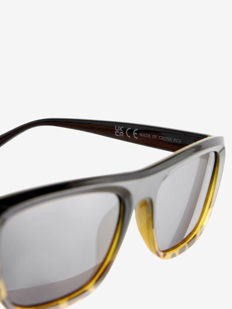Tortoiseshell Brown Flatbrow Polarised Sunglasses - Image 6 of 6