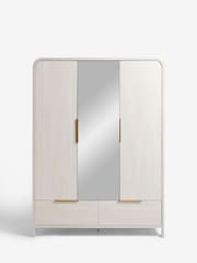 Light Natural Mia Oak Effect Triple, 2 Drawers Wardrobe - Image 6 of 9