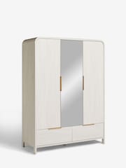 Light Natural Mia Oak Effect Triple, 2 Drawers Wardrobe - Image 8 of 9