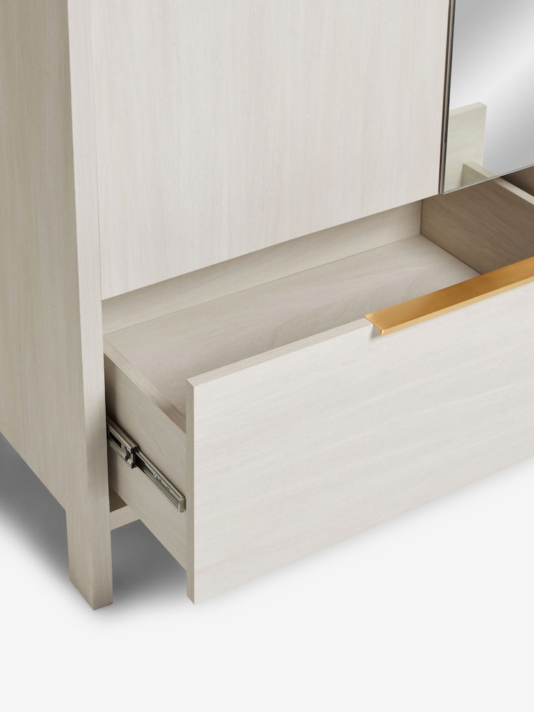 Light Natural Mia Oak Effect Triple, 2 Drawers Wardrobe - Image 9 of 9