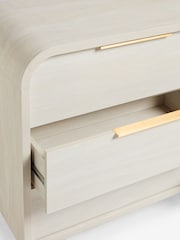 Light Natural Mia Oak Effect 6 Drawer Wide Chest of Drawers - Image 10 of 11