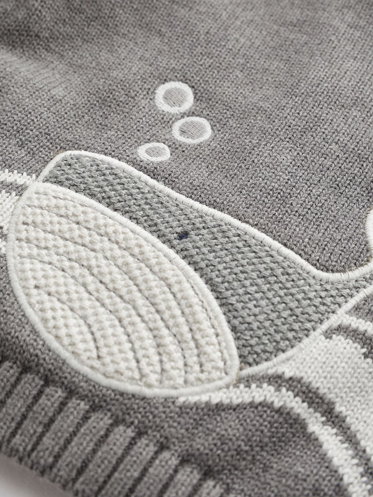 Grey Whale Baby 100% Cotton Cardigan (0mths-2yrs) - Image 10 of 10