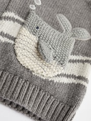 Grey Whale Baby 100% Cotton Cardigan (0mths-2yrs) - Image 7 of 10