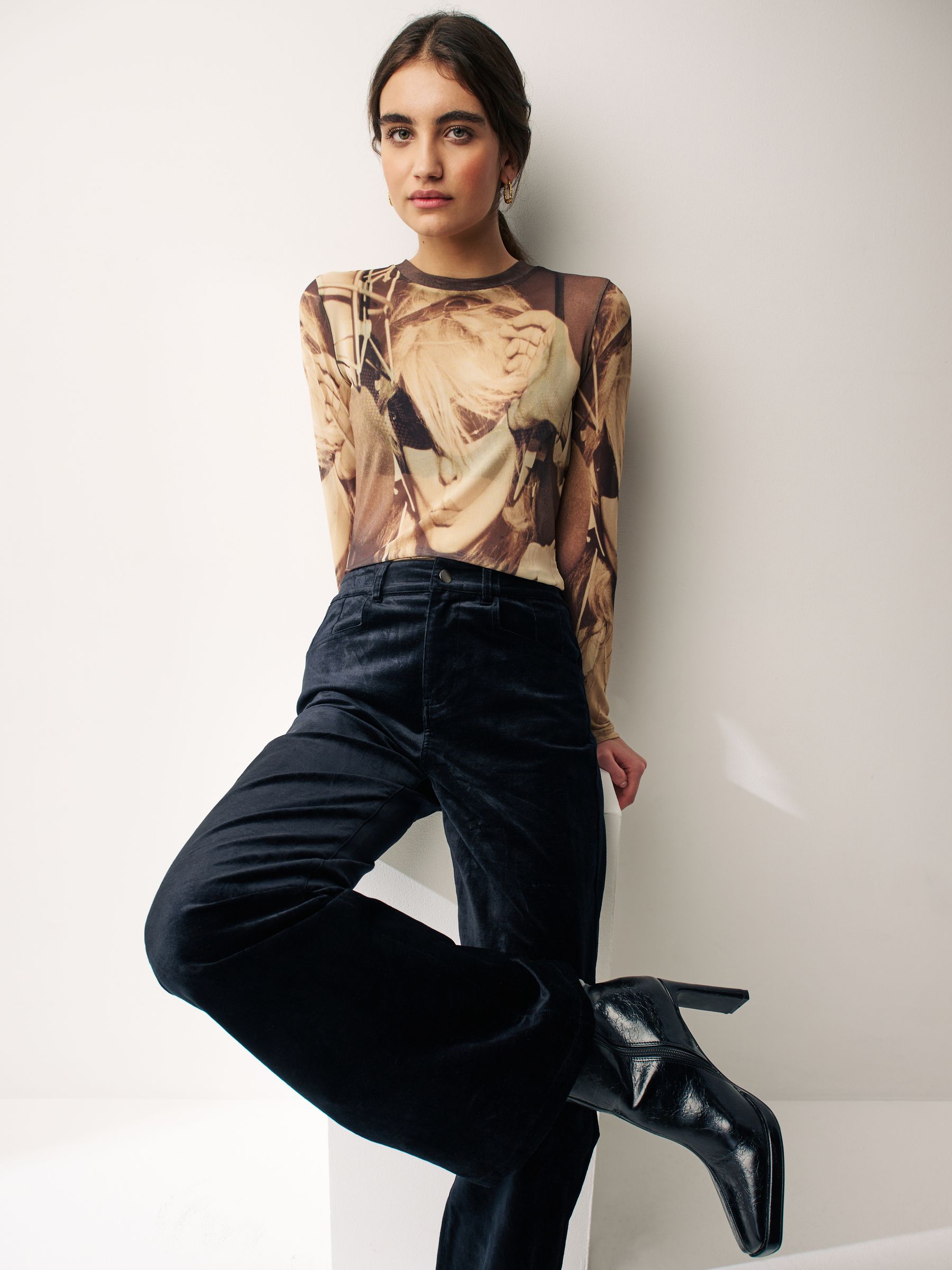 Buy Blondie License Long Sleeve Mesh Top from Next Germany