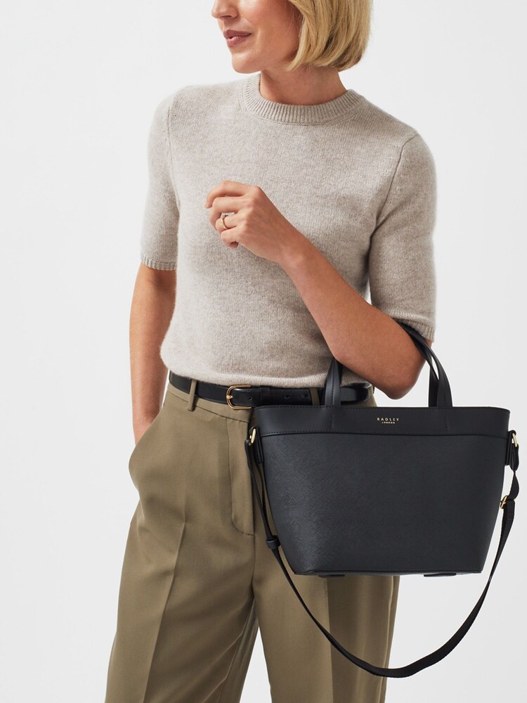 Radley London Essex Road Responsible Medium Zip-Top Multiway Grab Black Bag - Image 2 of 2