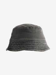 Charcoal Grey Baby Bucket Hat (0mths-2yrs) - Image 1 of 2