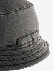 Charcoal Grey Baby Bucket Hat (0mths-2yrs) - Image 2 of 2