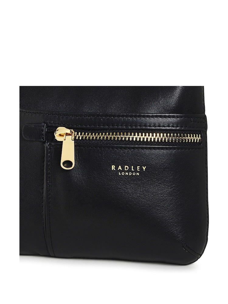 Radley London Mini Pockets Icon Zip Top Cross-Body Black Bag - Image 4 of 4