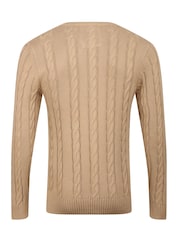 Luke 1977 Aspen 100% Cotton Knitted Jumper - Image 5 of 6