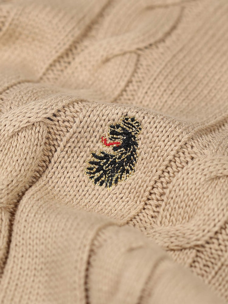 Luke 1977 Aspen 100% Cotton Knitted Jumper - Image 6 of 6