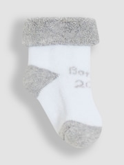 Jojo Maman Bébé 2er Pack Born In 2025 Babysocken - Bild 2 von 5