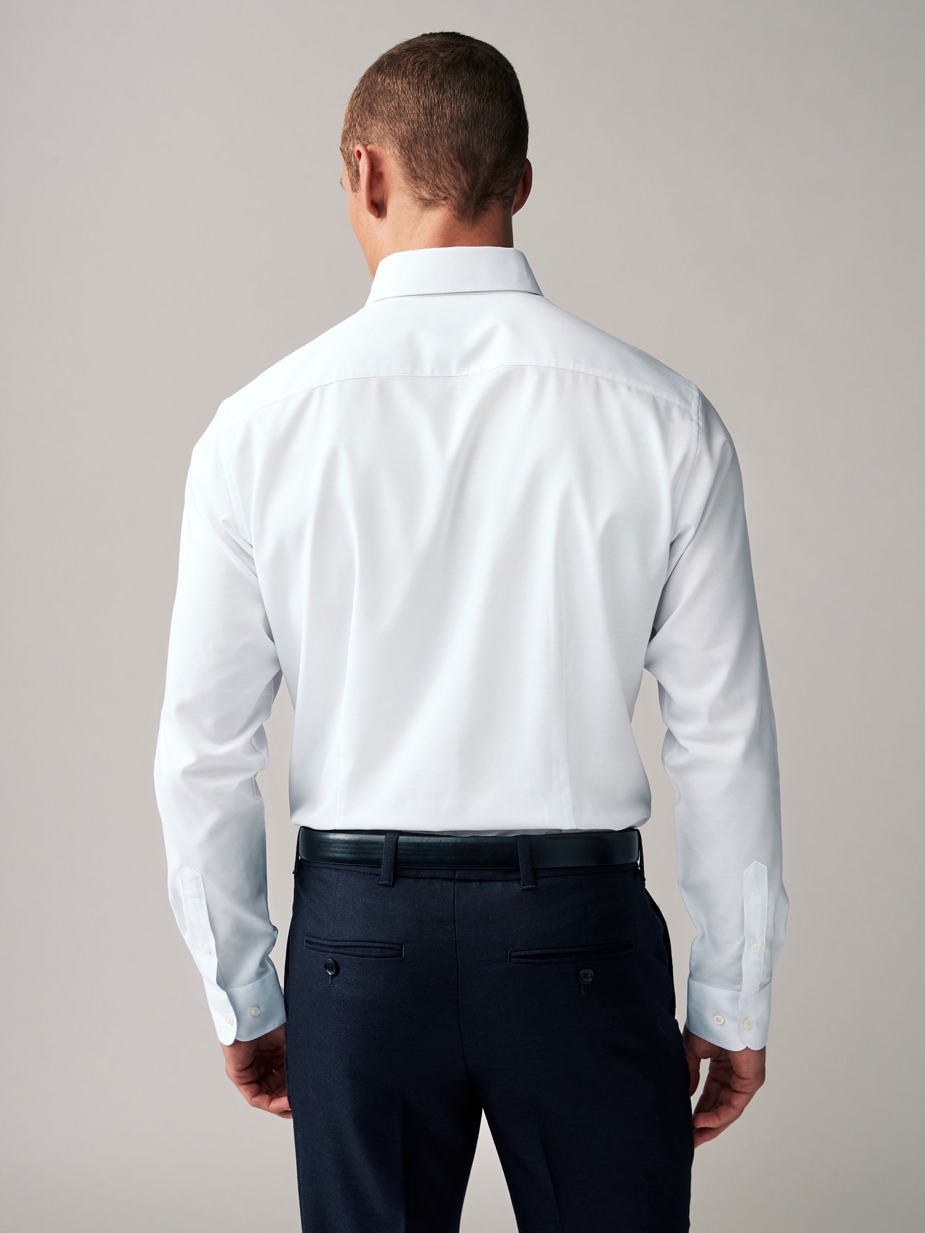 Buy White Slim Fit Easy Care Oxford Shirt from Next USA Buy White Slim Fit Easy Care Oxford Shirt from Next USA