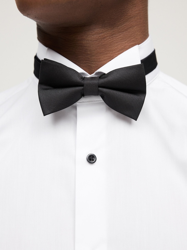 Blanc/Noir - Slim Fit (Slim Fit) - Chemises et Nœud papillon Lot - Image 4 of 6