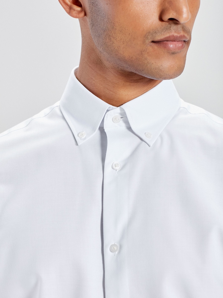 Blanc - Chemise Easy Care Oxford - Image 4 of 8