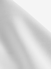 White Regular Fit Easy Care Oxford Shirt - Image 8 of 8
