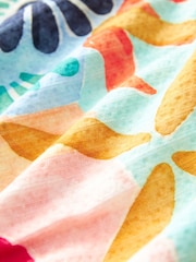 Lobster Print Bardot Puff Sleeve Jersey Summer Dress - Image 6 of 6
