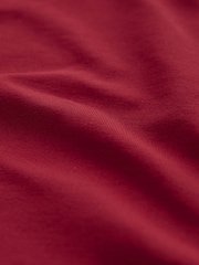 Red Off The Shoulder Gathered Ruched Soft Touch Top - Image 7 of 7